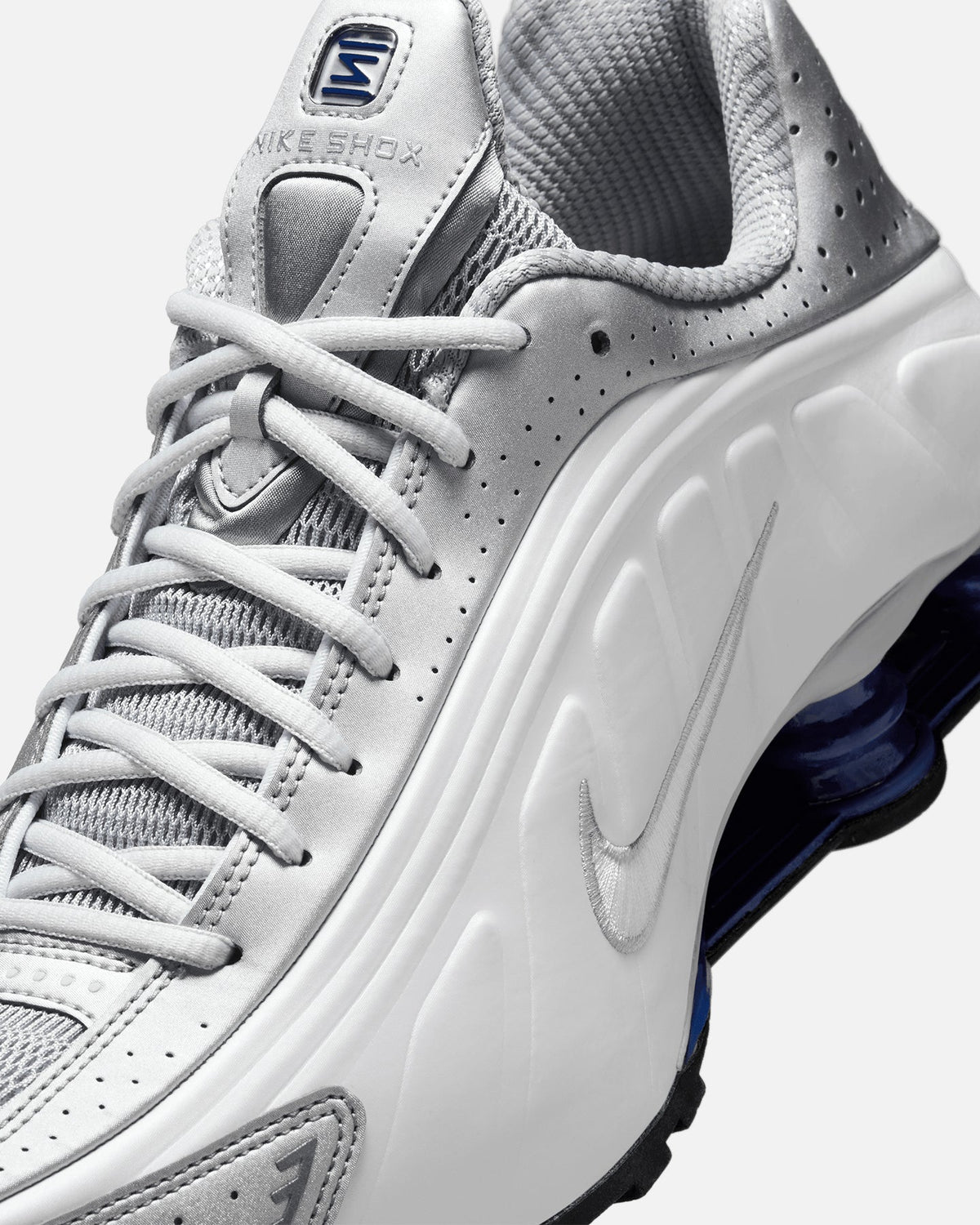 Top Seller Nike Shox R4 White/White-Metallic