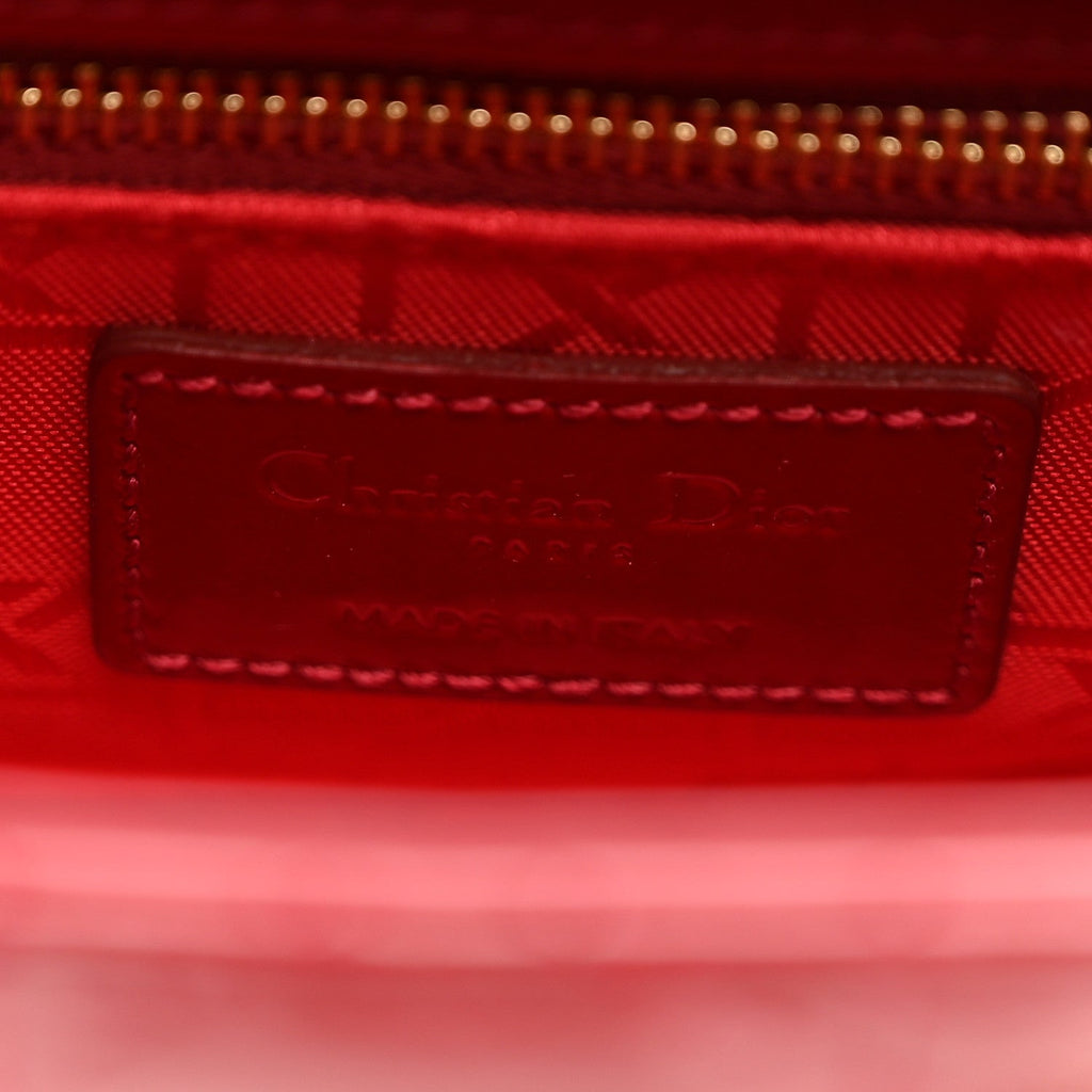 Patent Cannage Mini Lady Dior Red AT My store
