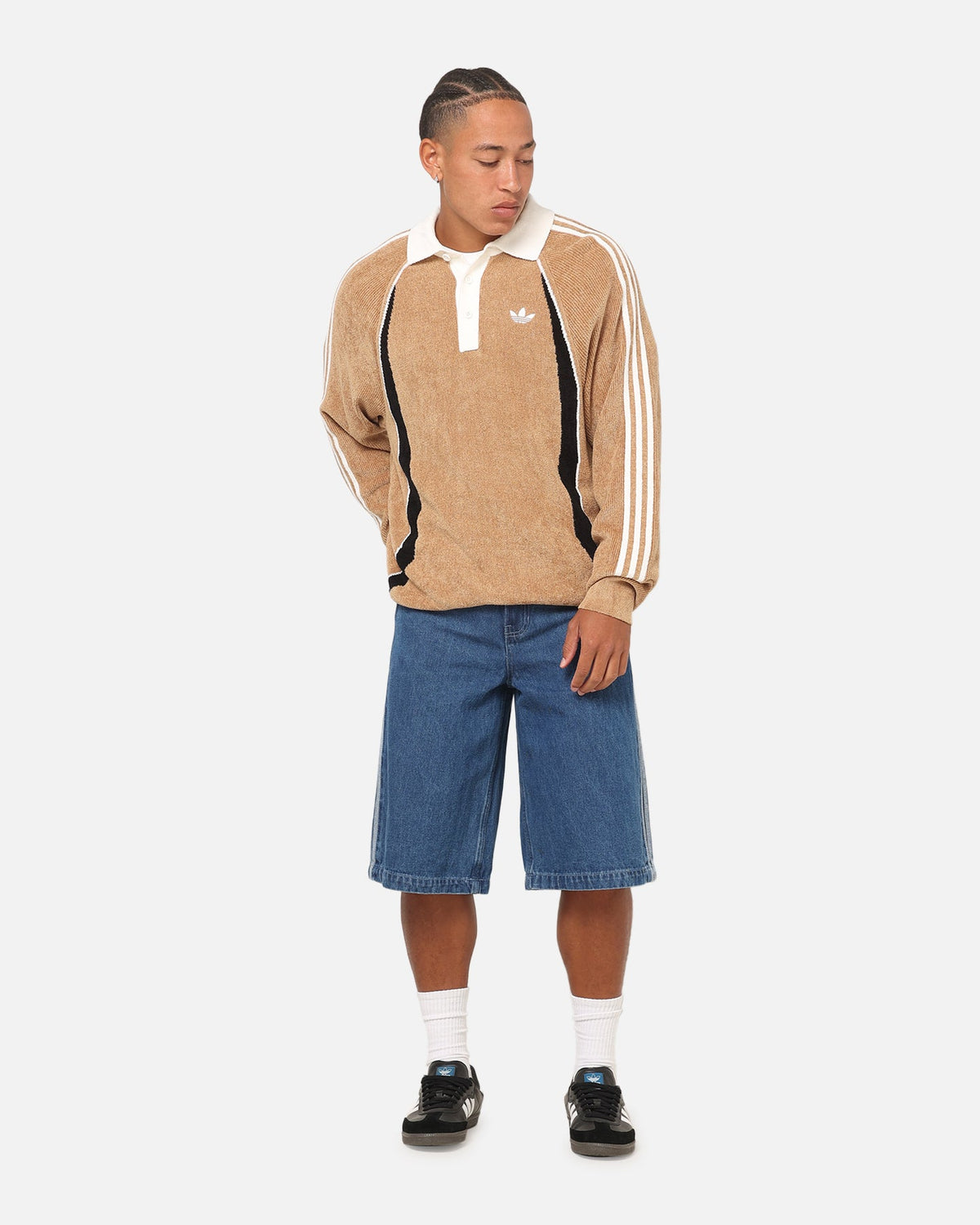 Best-Selling Adidas Retro Remix Teamgeist Long Sleeve Polo Cardboard