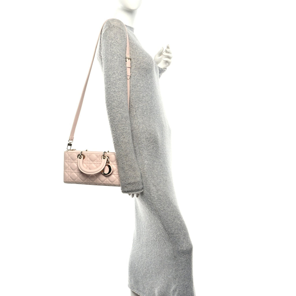 Lambskin Cannage Medium Lady D-Joy Powder Pink AT My store