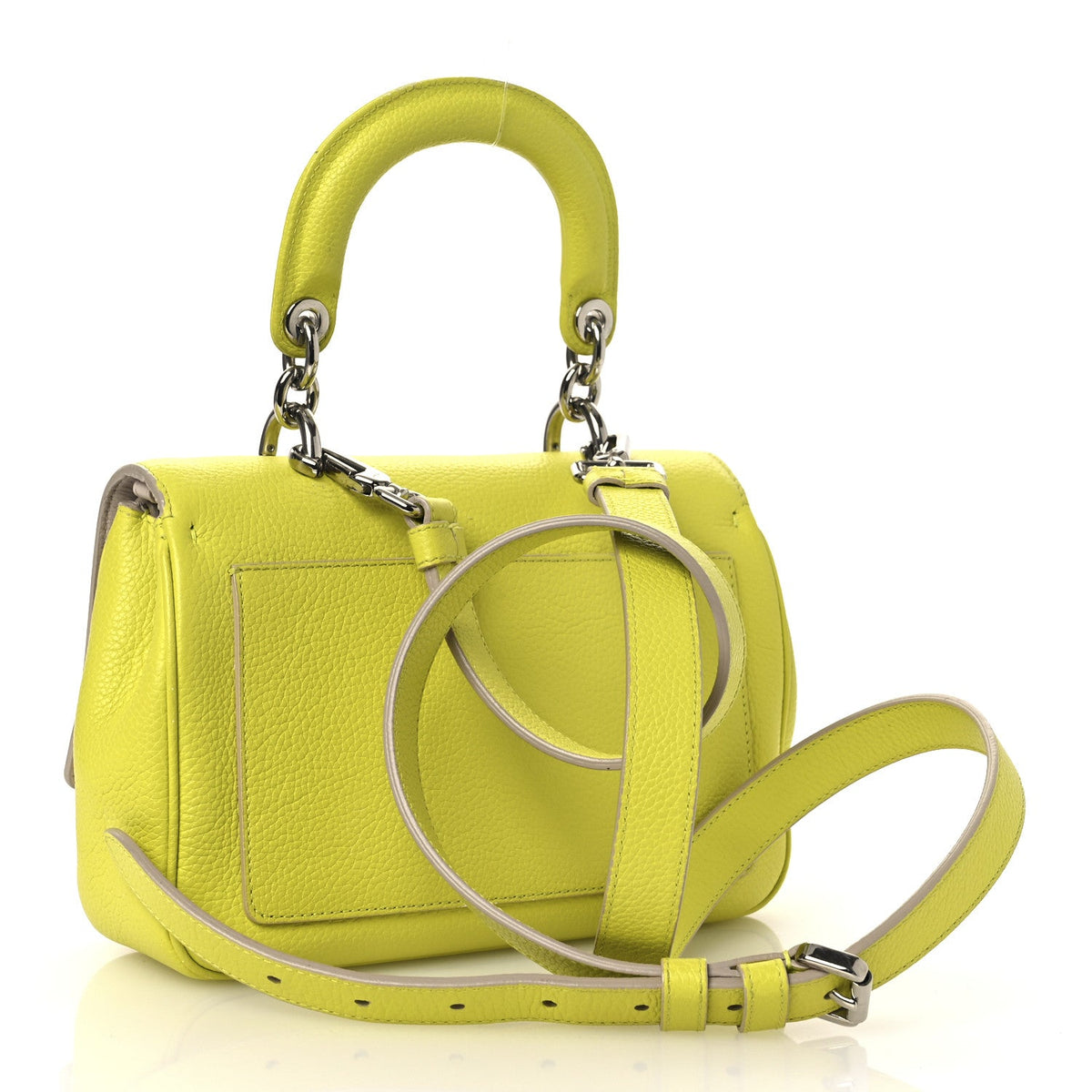 Bullcalf Mini Be Dior Flap Vert Acide AT My store