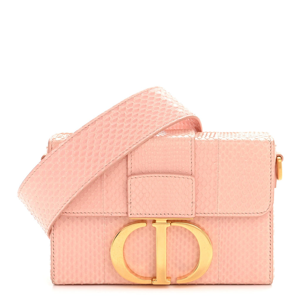 Snakeskin 30 Montaigne Box Bag Rose Clair AT My store