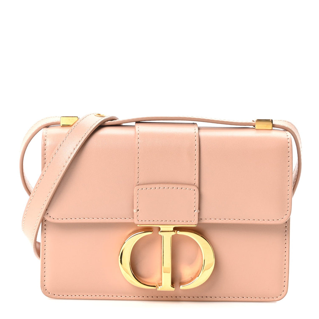 Smooth Calfskin Micro 30 Montaigne Flap Bag Rose Des Vents AT My store