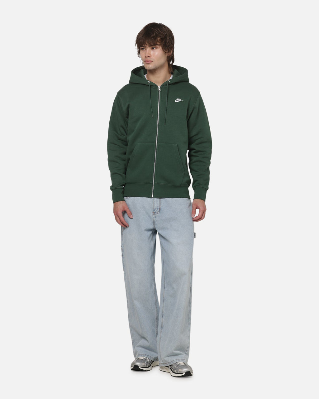 Top Seller Nike Club BB Full-Zip Hoodie Forest Green