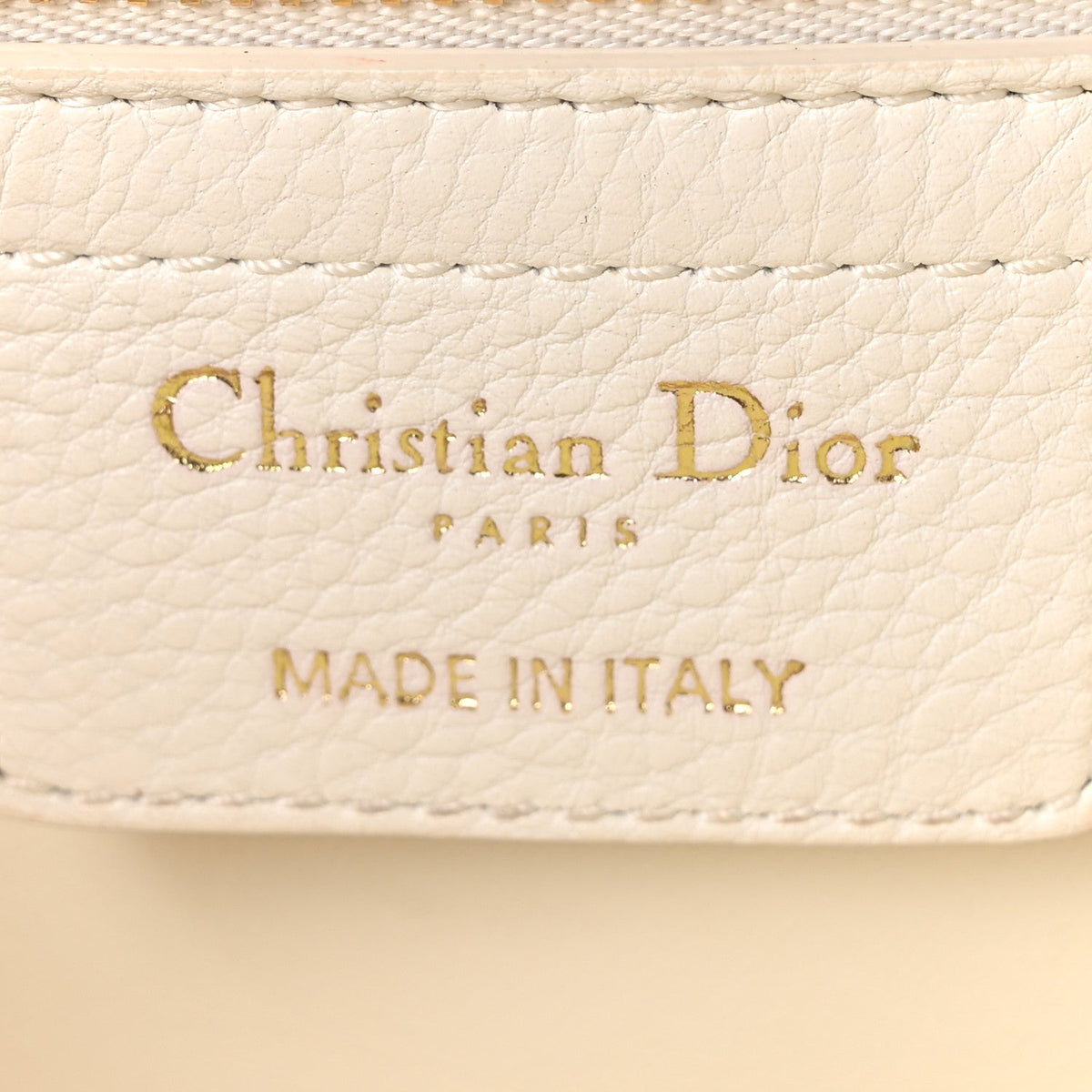 Grained Calfskin Cannage Large Caro Bag Latte AT My store