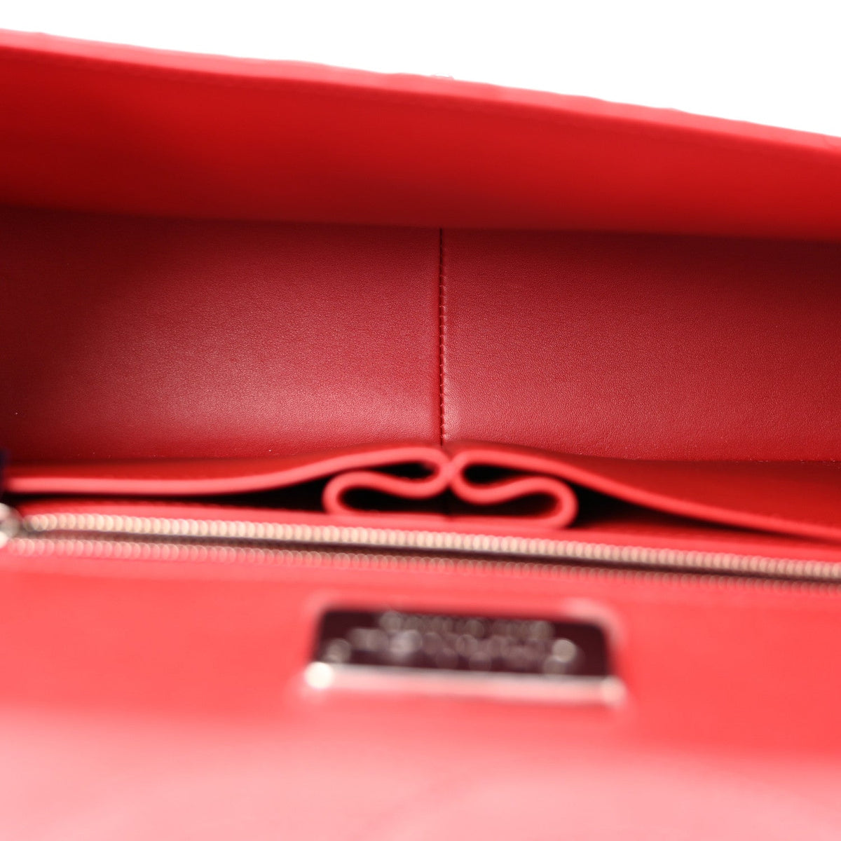 Snakeskin Jumbo Double Flap Red At My store
