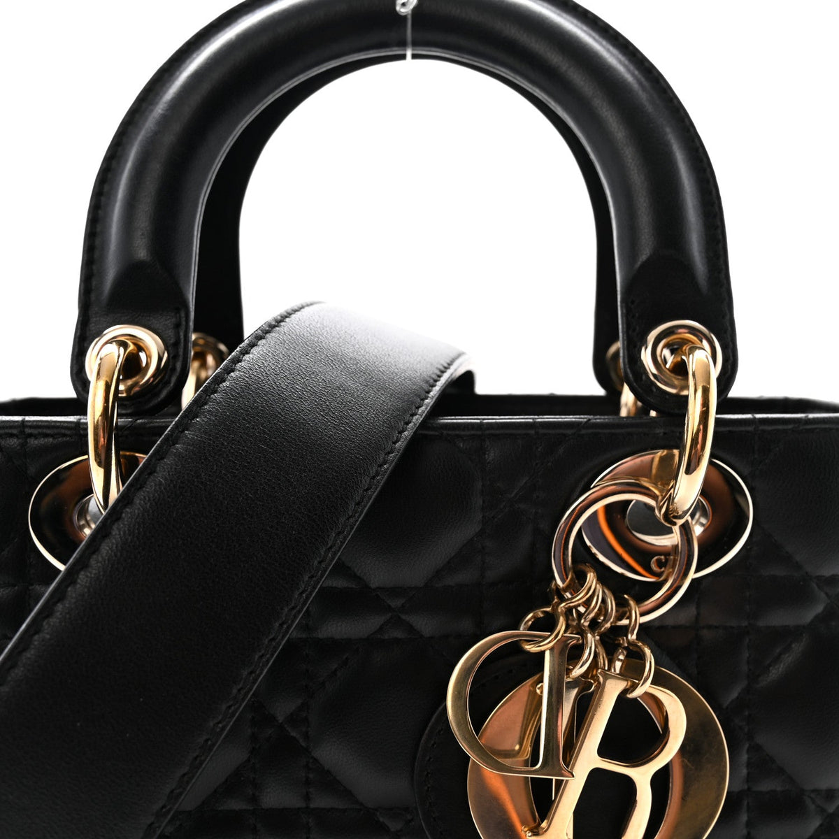 Lambskin Cannage Small My ABCDior Lady Dior Black AT My store