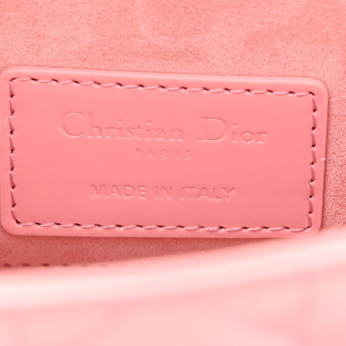 Metallic Lambskin Cannage Small Lady D-Joy Pink AT My store