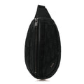 Grained Calfskin Oblique Scarab Sling Bag Black AT My store