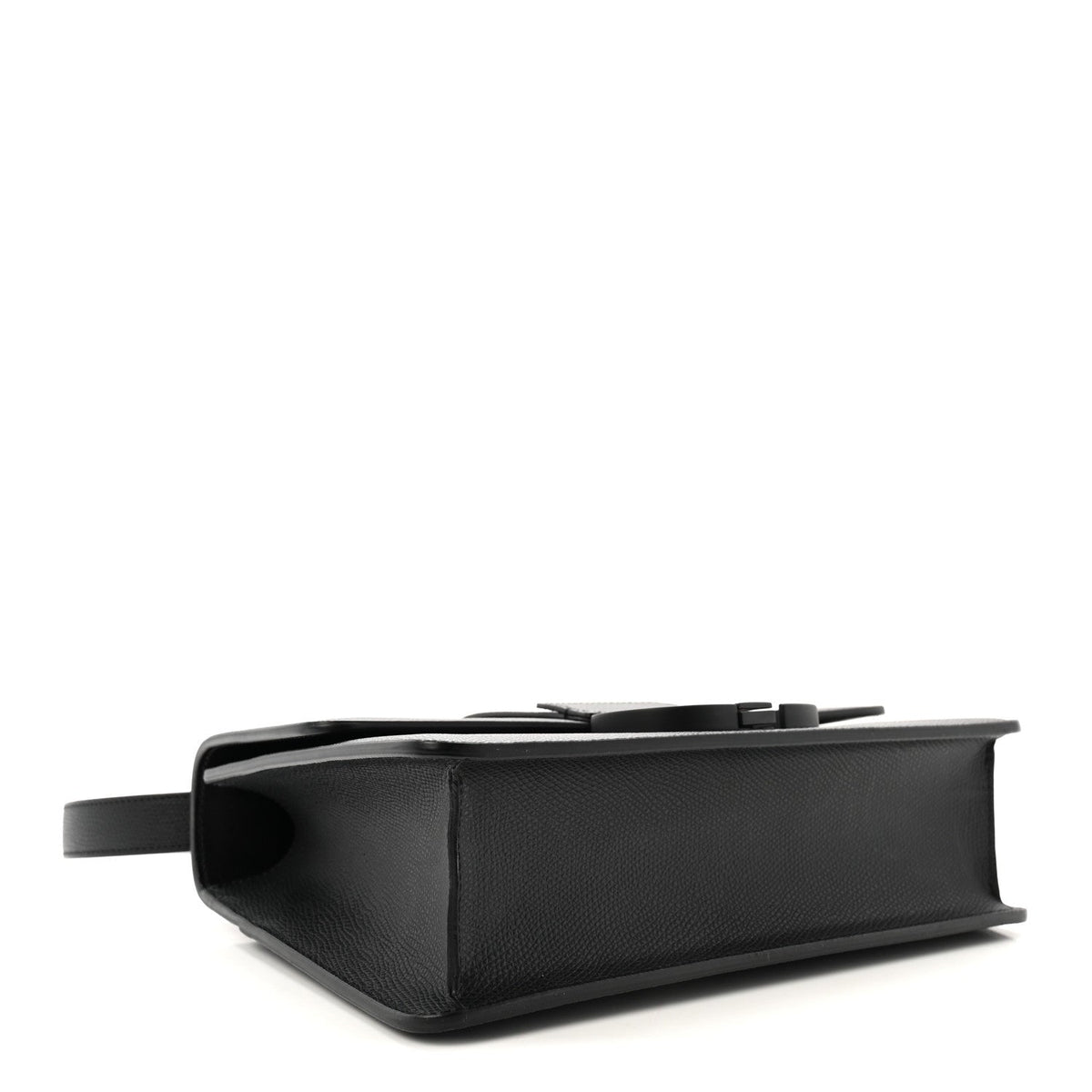 Ultra Matte Grained Calfskin 30 Montaigne Flap Bag Black AT My store