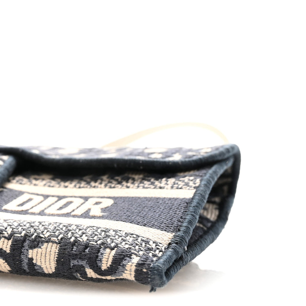 Oblique Slim Saddle Pouch Blue AT My store