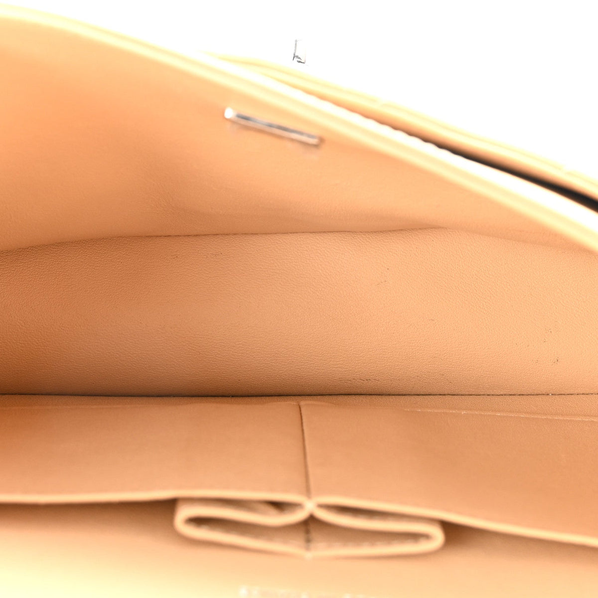 Caviar Quilted Medium Double Flap Beige At My store