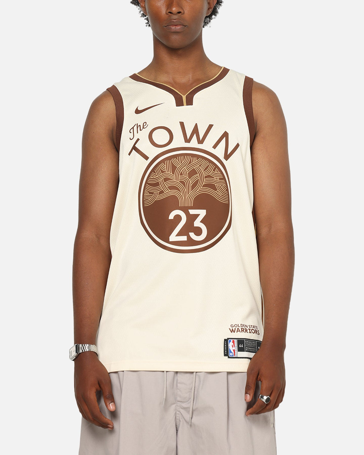 Top Seller Nike Draymond Green Golden State Warriors #23 City Edition 2025/26 NBA Swingman Jersey Natural/Green