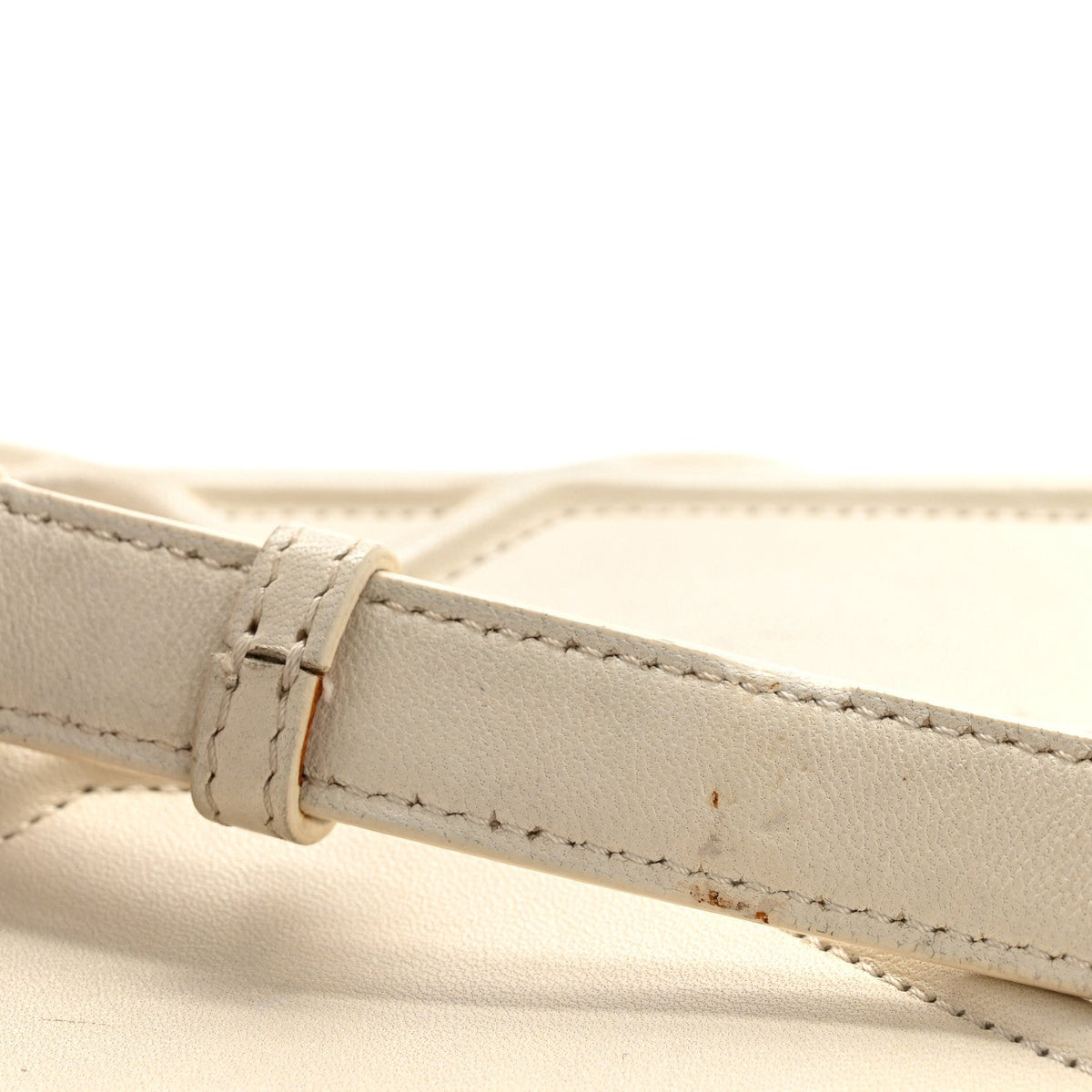 Lambskin Sequin Medium Diorama Flap Bag White AT My store