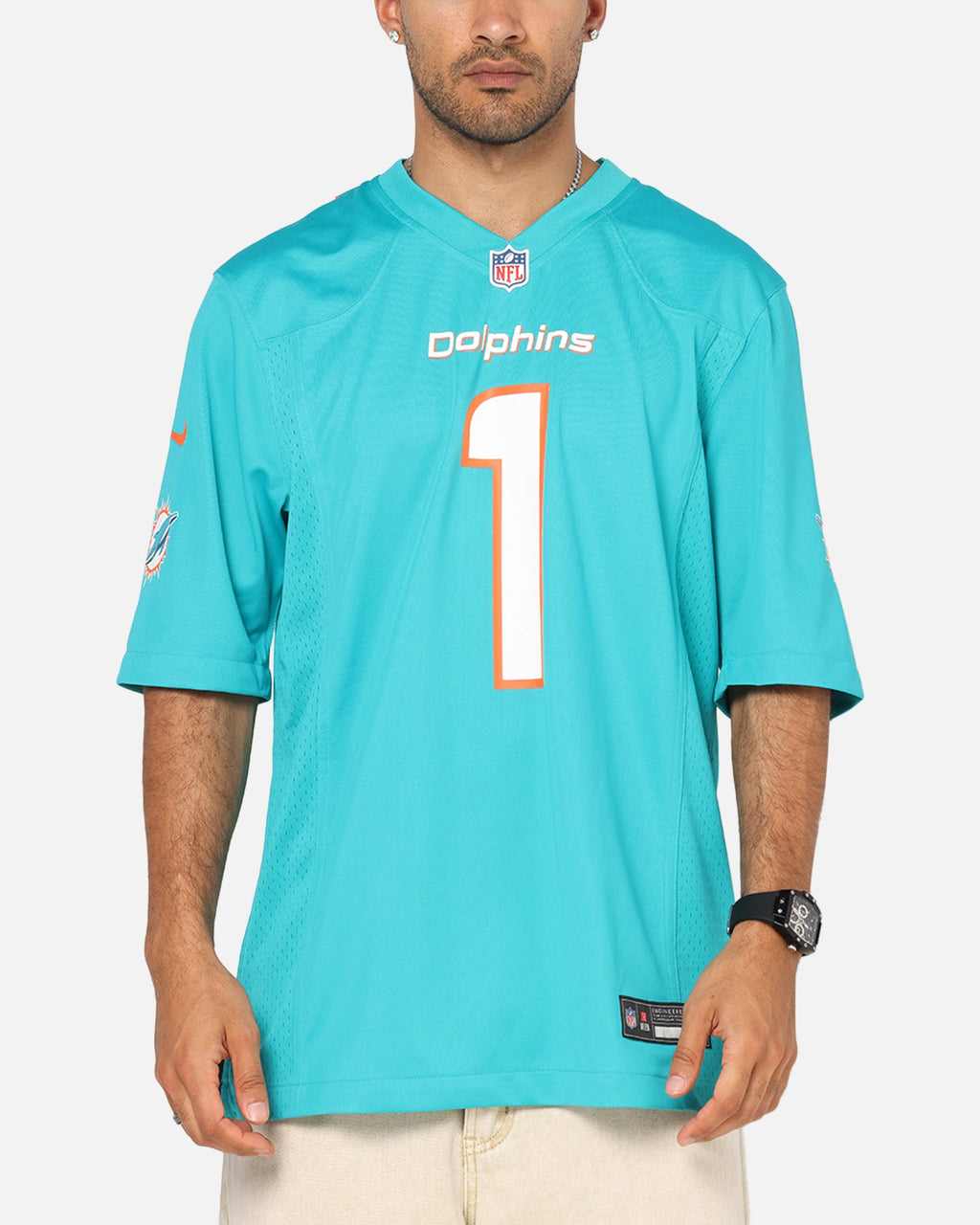 Top Seller Nike Miami Dolphins Tua Tagovailoa #1 Home Game NFL Jersey  Turbo Green