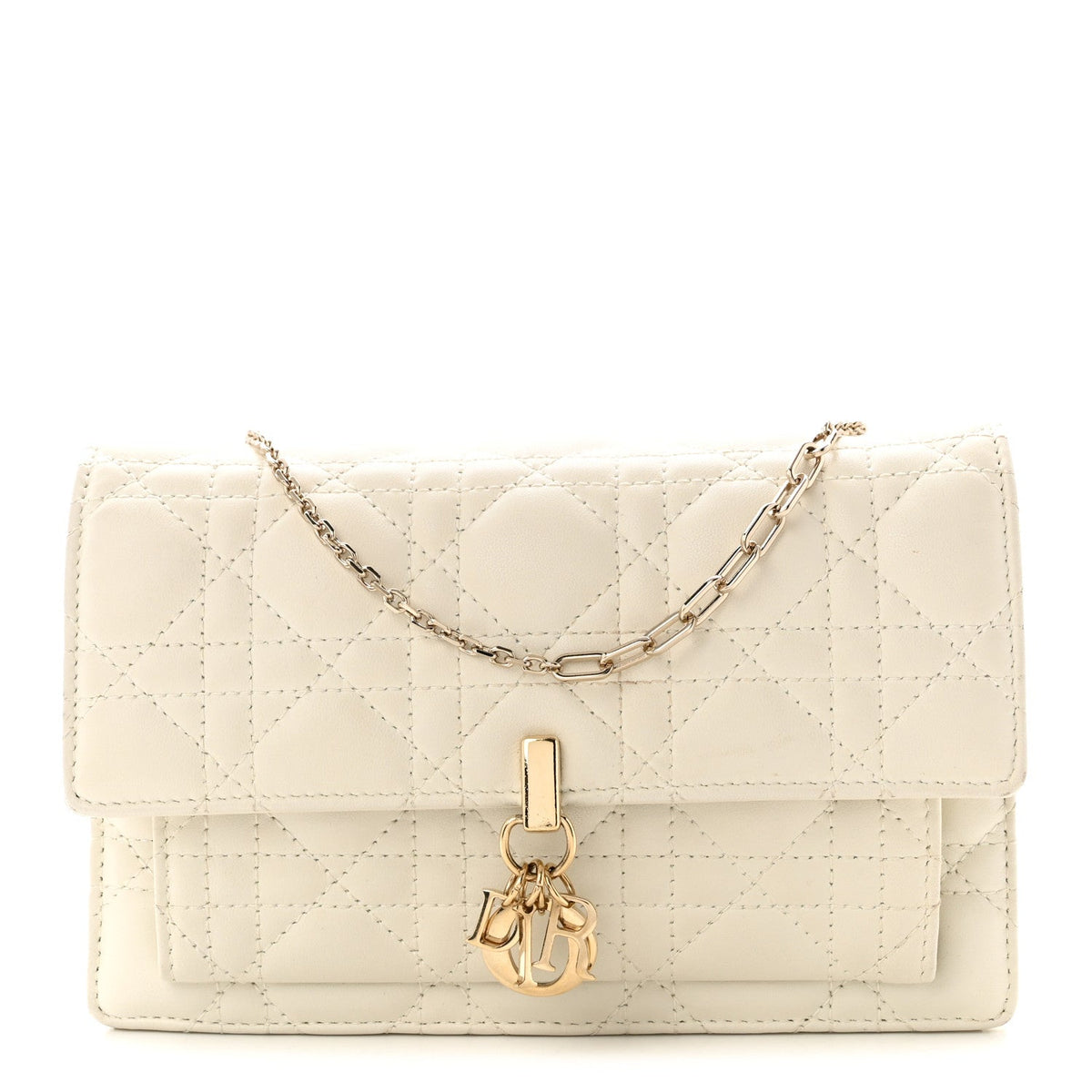 Lambskin Cannage Chain My Dior Daily Chain Pouch Latte AT My store