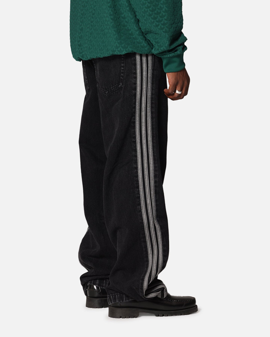 Best-Selling Adidas Adicolor Denim Firebird Pants True Black