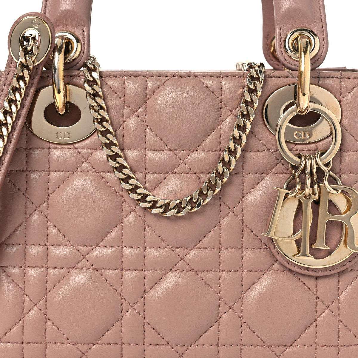Lambskin Cannage Mini Lady Dior Blush AT My store