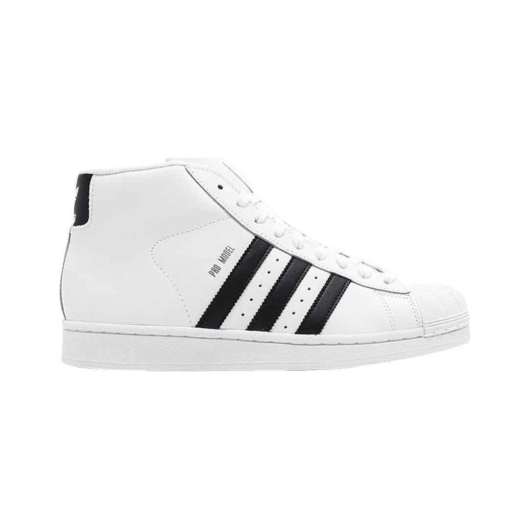New Arrival Adidas Original Pro Model Junior - FTWWHT/CBLACK/FTWWHT/FTWBLA/NOIESS/FTWBLA
