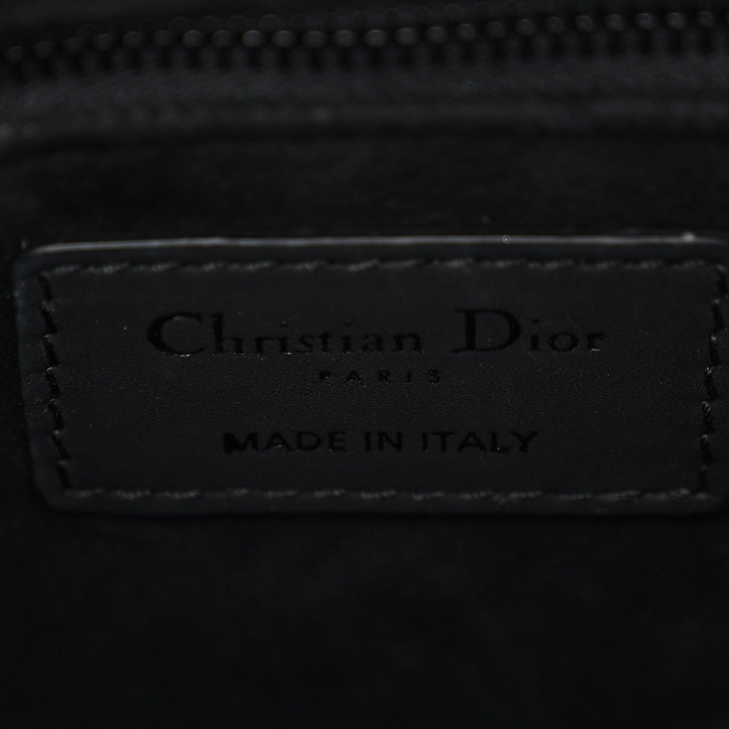 Ultra Matte Calfskin Cannage Small My ABCDior Lady Dior Black AT My store