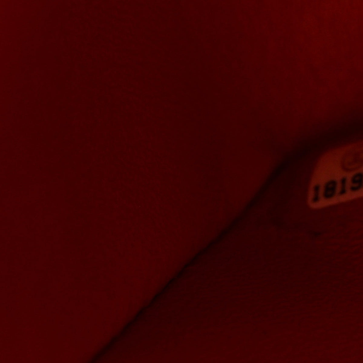 Lambskin Quilted Jumbo Double Flap Red At My store