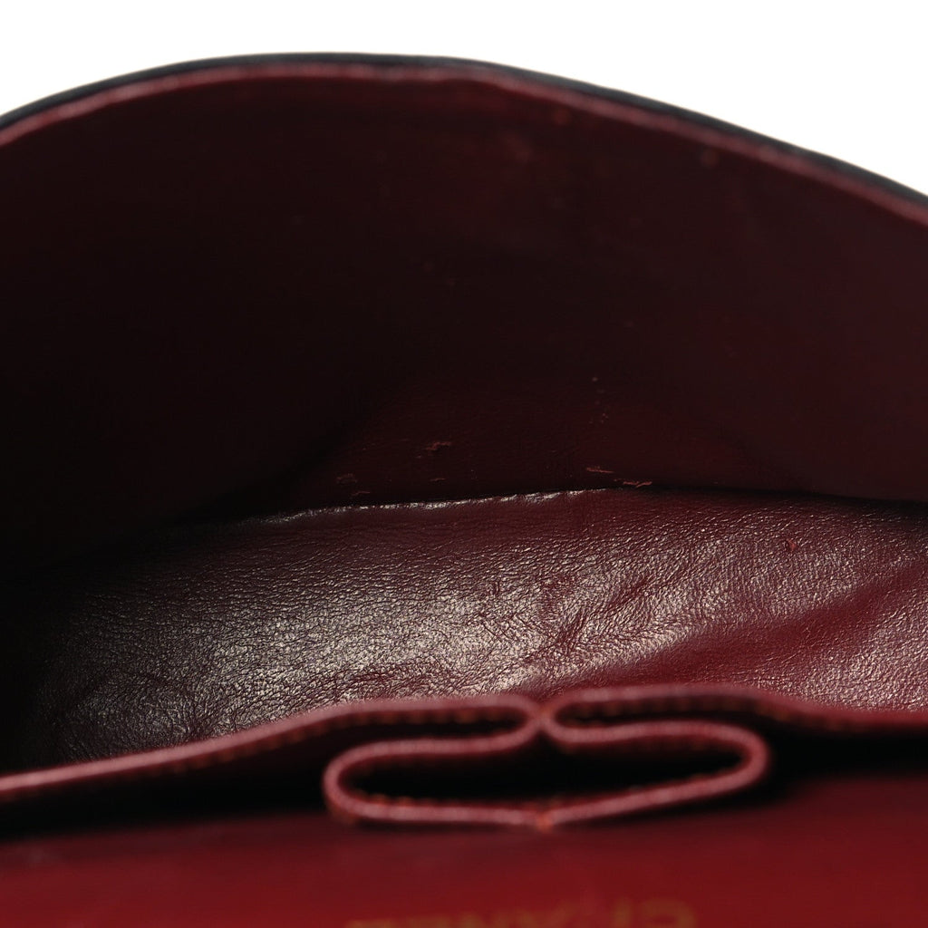 Lambskin Quilted Small Double Flap Black At My store