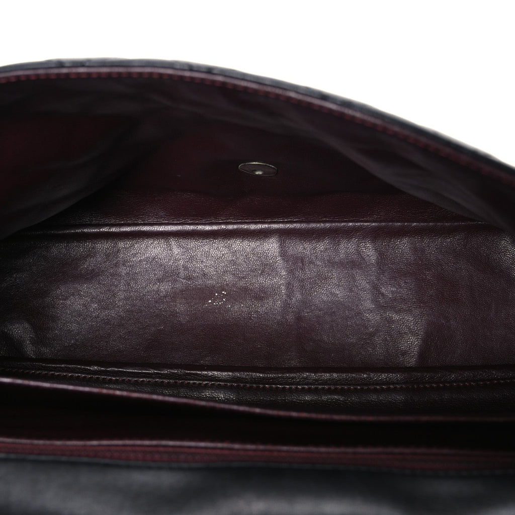 Lambskin Quilted Maxi Double Flap Black At My store