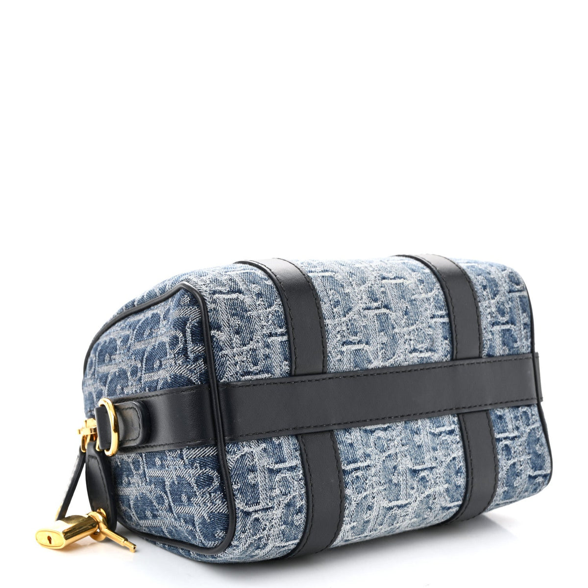 Denim Oblique Groove 20 Bag Blue AT My store