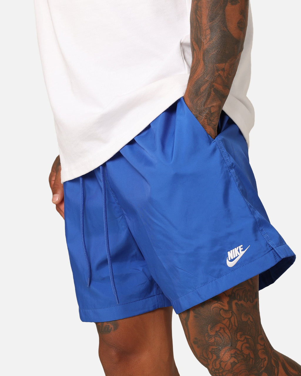 Top Seller Nike Club Flow Shorts Game Royal/White