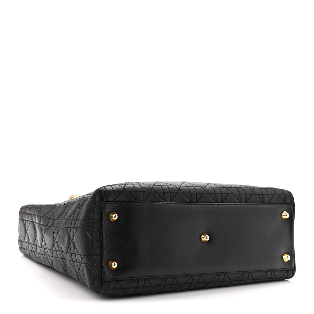 Lambskin Cannage Large Lady Dior Black AT My store