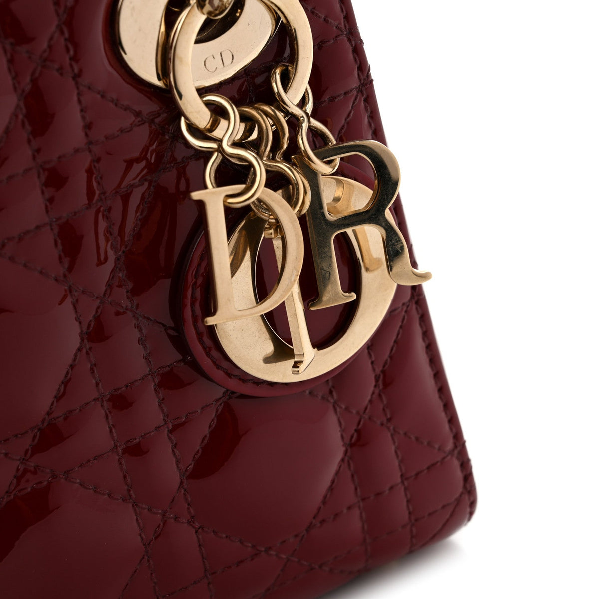Patent Cannage Mini Lady Dior Red AT My store