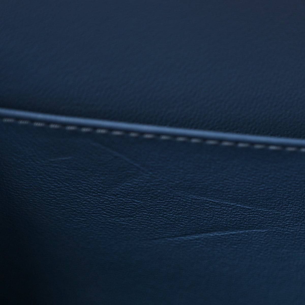 Printed Denim Quilted Medium Double Flap Light Blue At My store