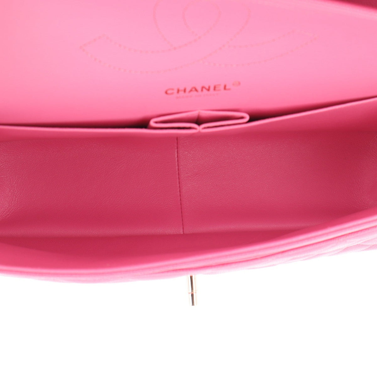 Caviar Quilted Jumbo Double Flap Pink At My store