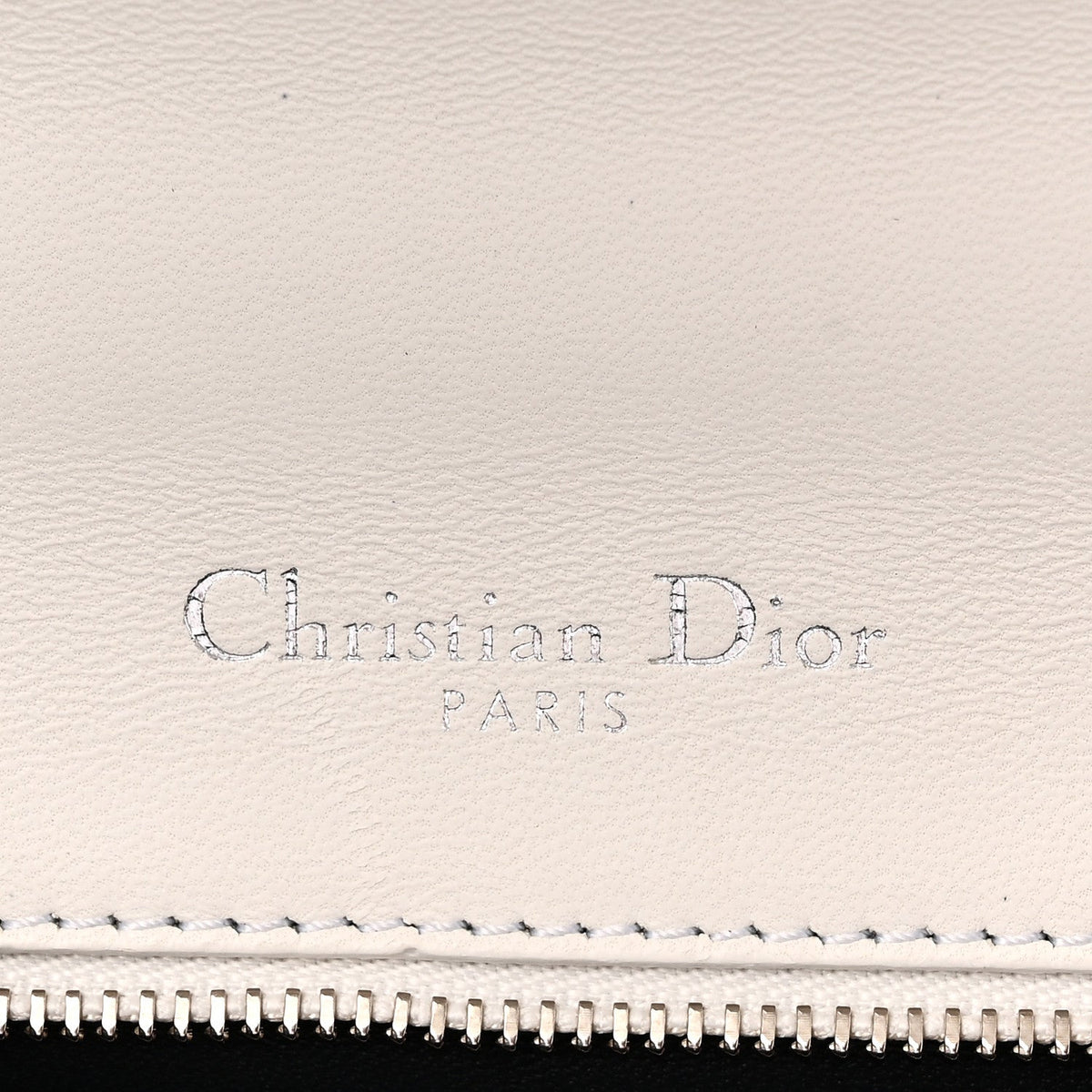 Patent Micro-Cannage Small Diorama Flap Bag White AT My store