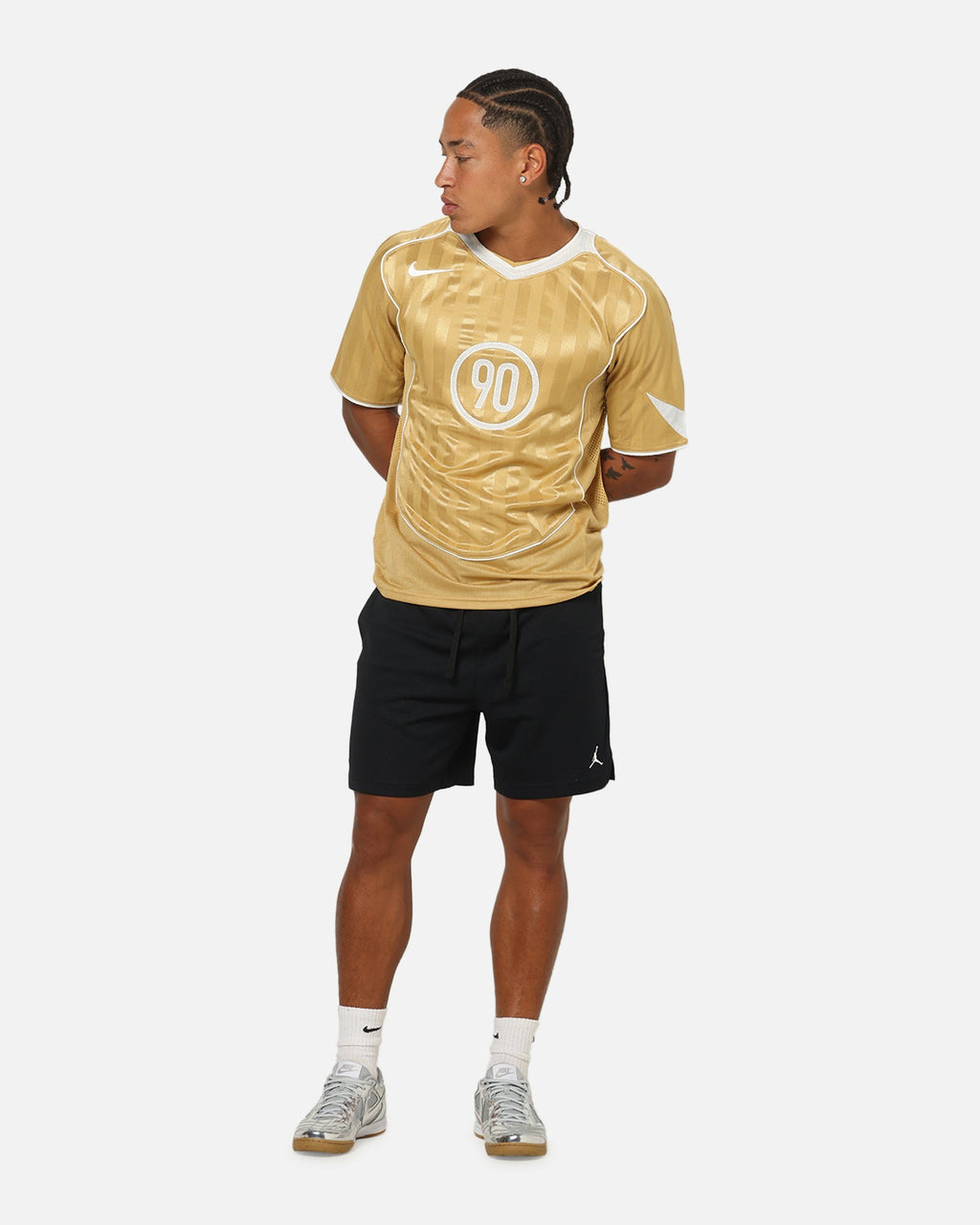 Top Seller Nike Total 90 Soccer T-Shirt Club Gold/Summit White