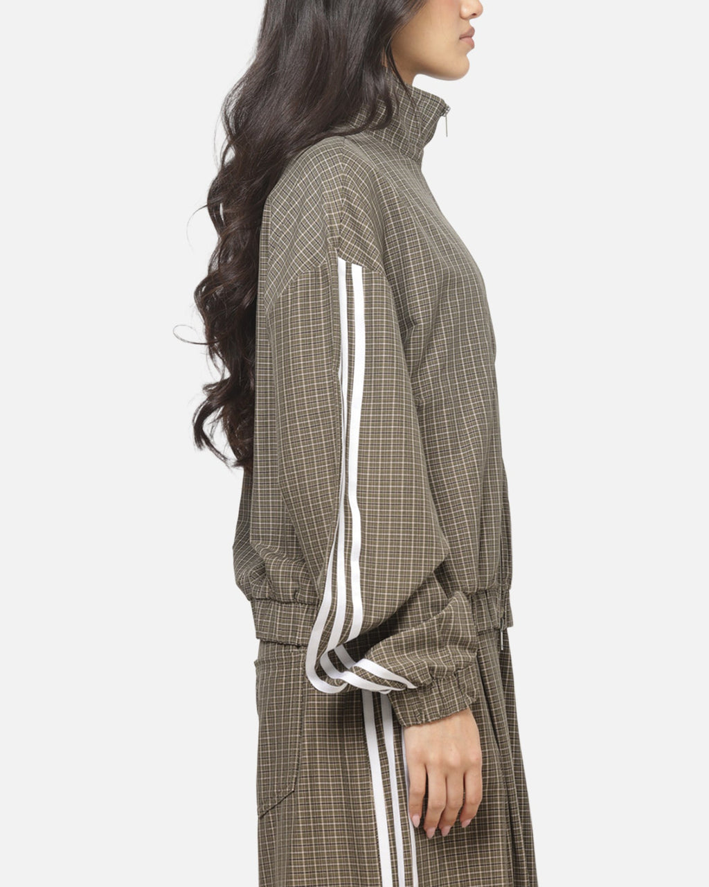 Best-Selling Adidas Women's Checks Track Top Olive