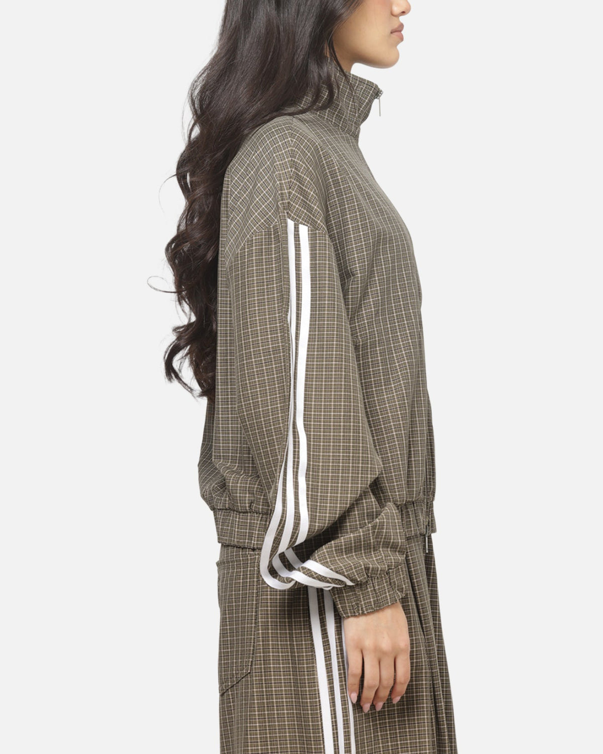 Best-Selling Adidas Women's Checks Track Top Olive