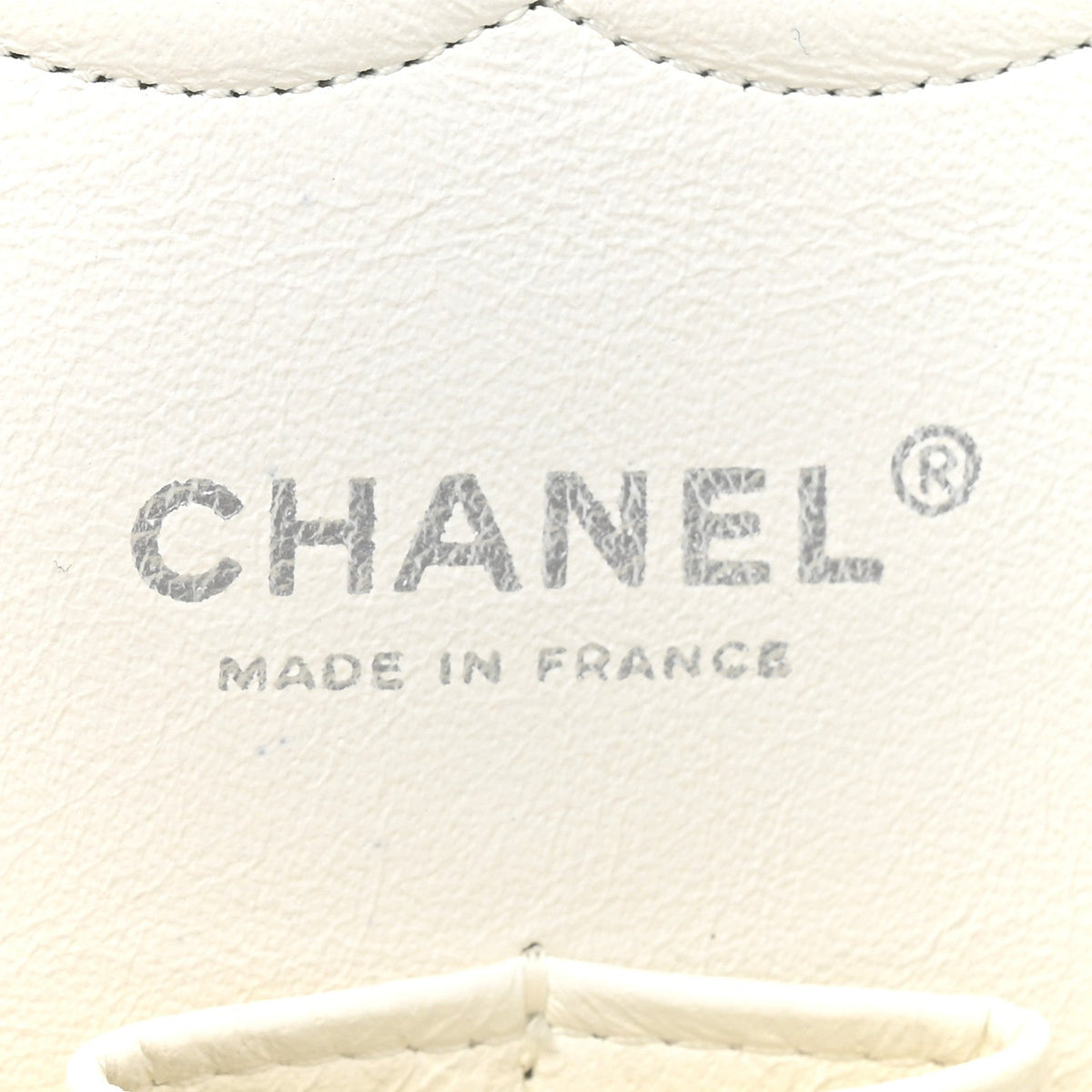 Caviar Quilted Medium Double Flap White At My store