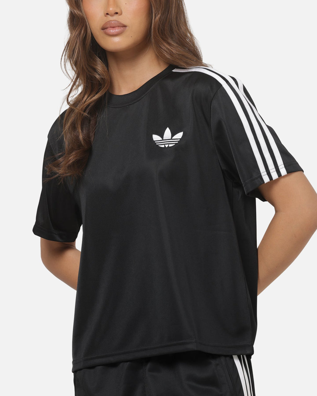 Best-Selling Adidas Women's Firebird T-Shirt Black/White