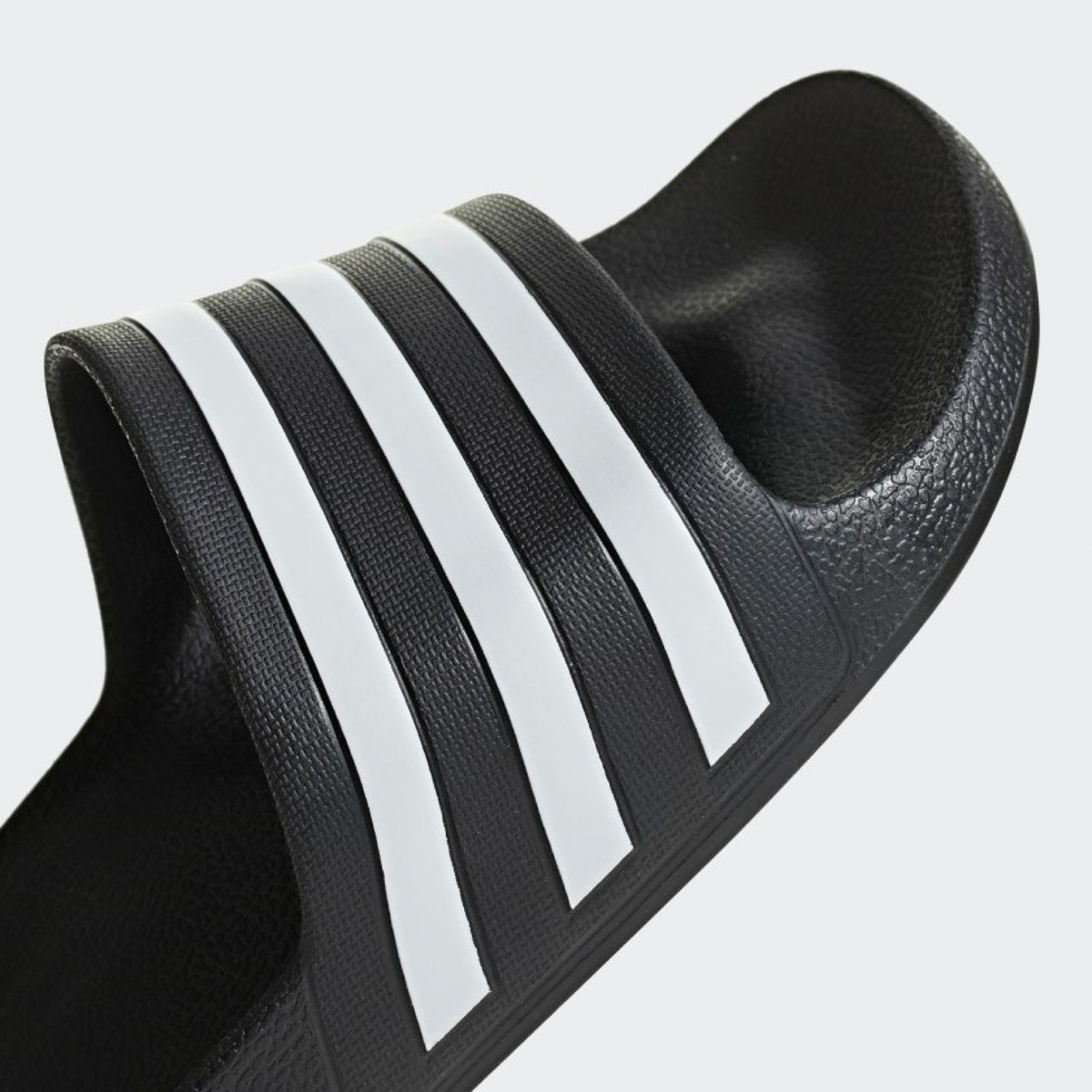 New Arrival Adidas Original Adilette AQUA  -BLACK WHITE