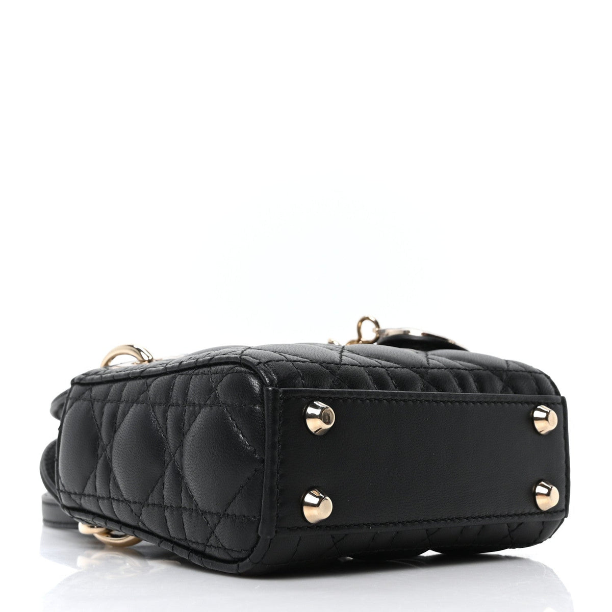 Lambskin Cannage Micro Lady Dior Black AT My store