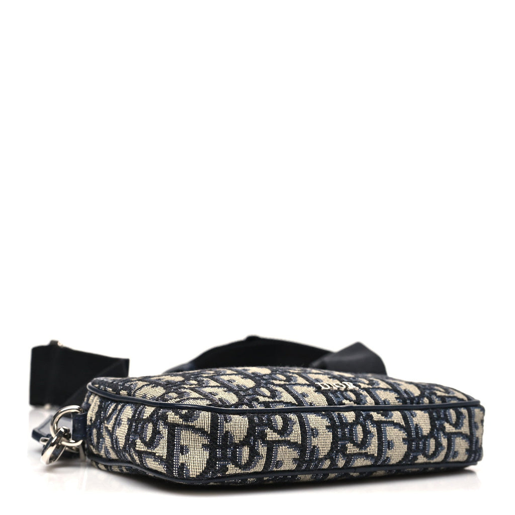 Oblique Calfskin Small Kids' Multifunctional Bag Beige Black AT My store