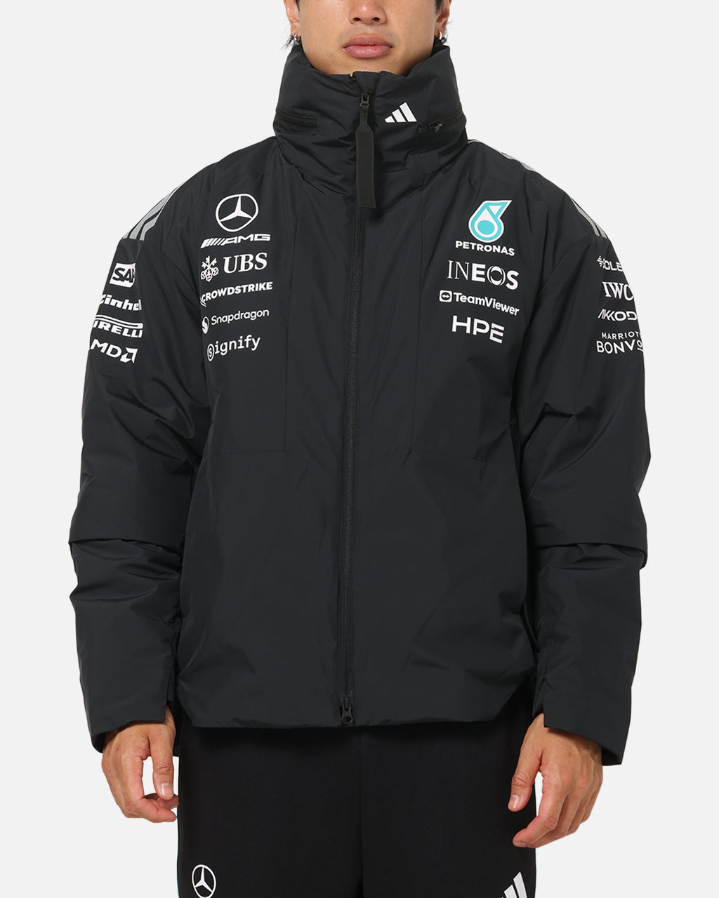 Best-Selling Adidas Mercedes-AMG Petronas Formula 1 Team Engineers Jacket Black