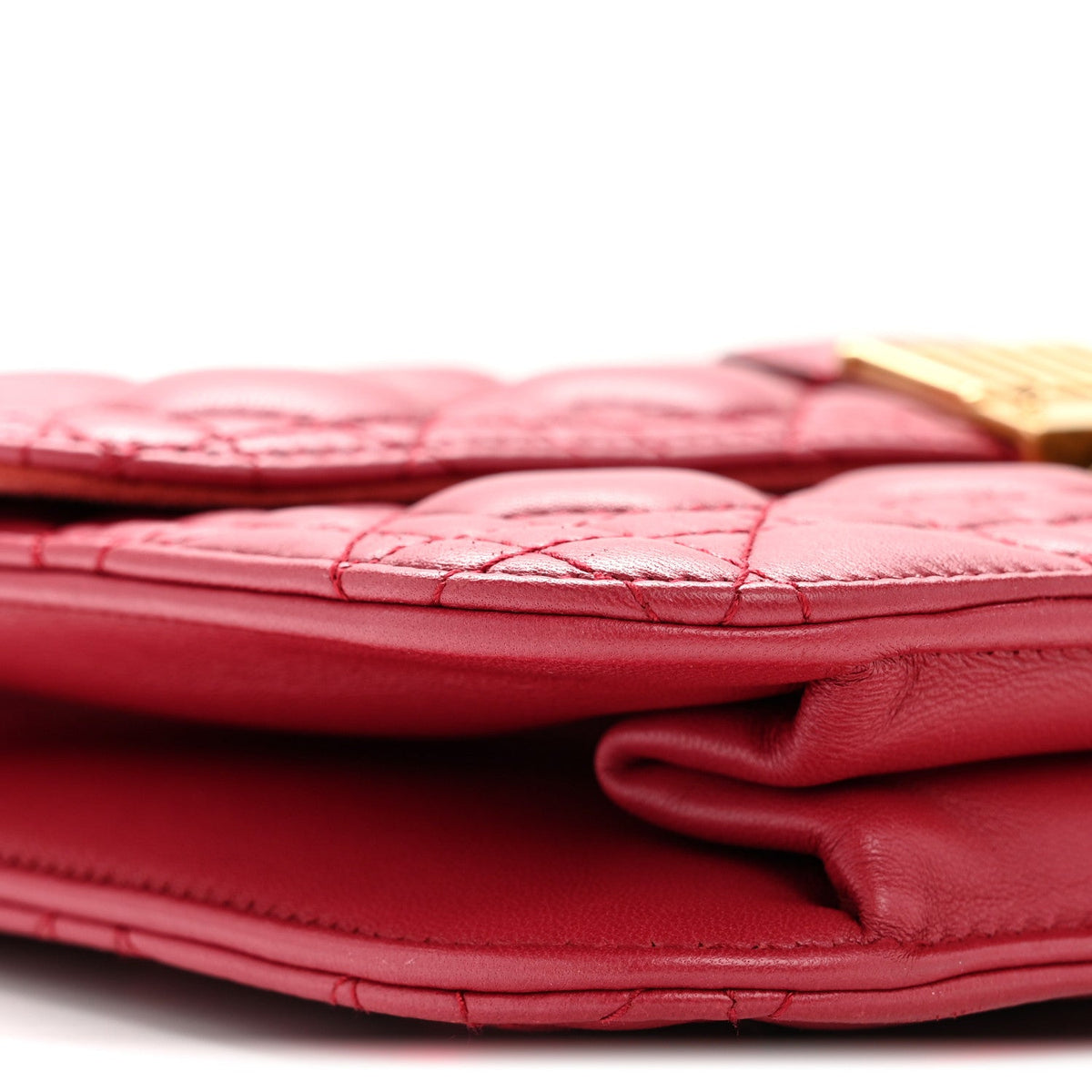 Lambskin Cannage Large Dioraddict Flap Red AT My store