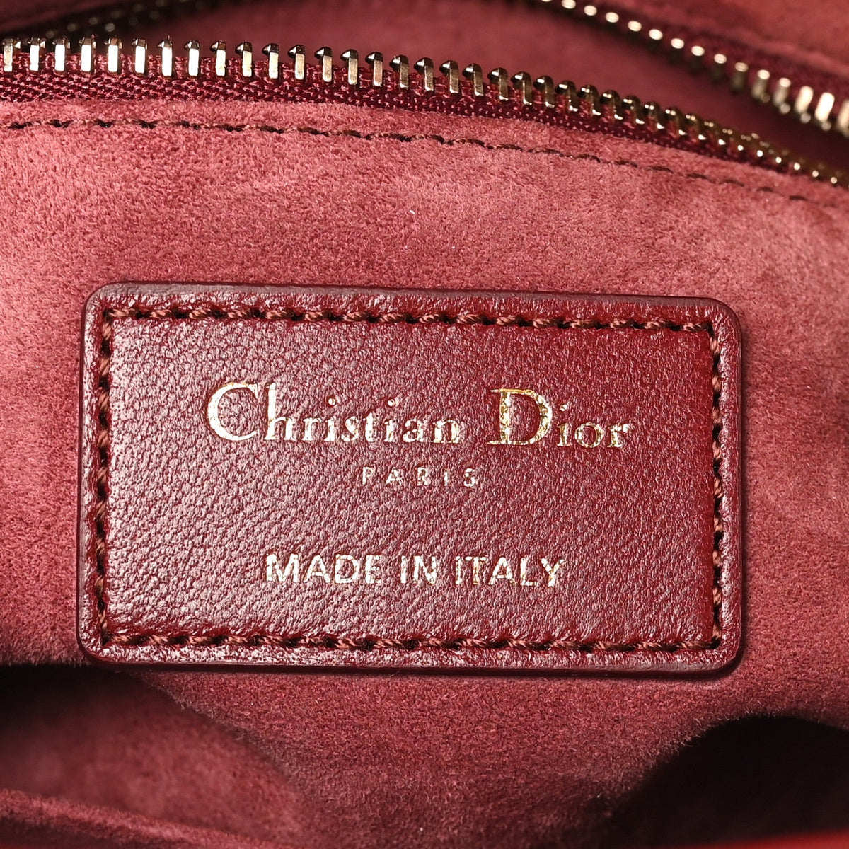 Lambskin Cannage Small My ABCDior Lady Bordeaux AT My store