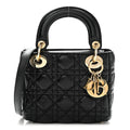 Lambskin Cannage Mini Lady Dior Black AT My store