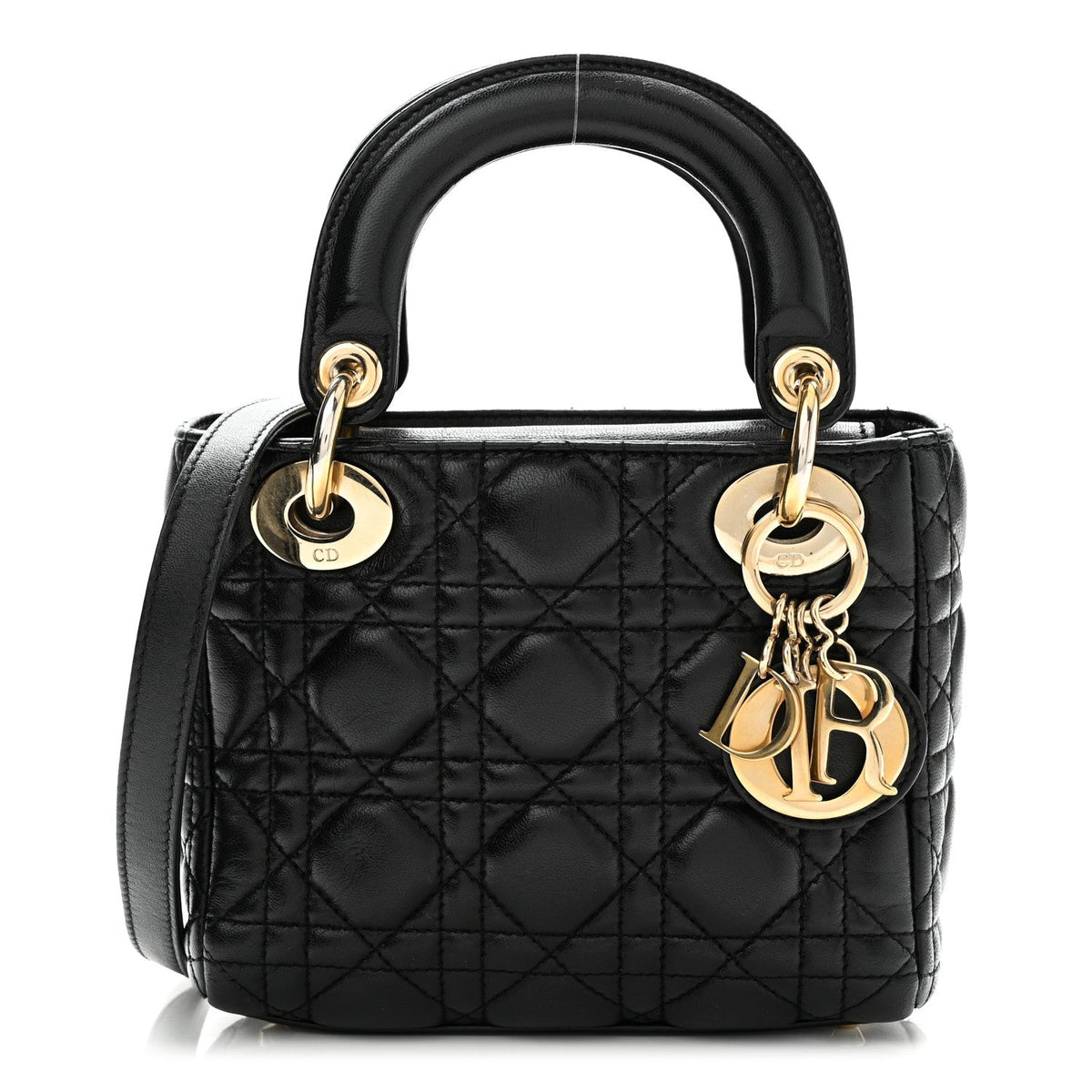 Lambskin Cannage Mini Lady Dior Black AT My store