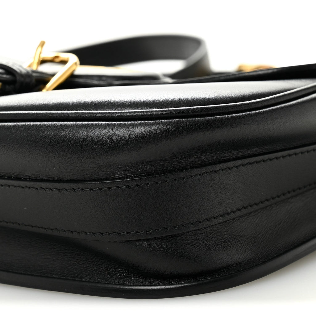 Box Calfskin Medium Bobby Flap Black AT My store