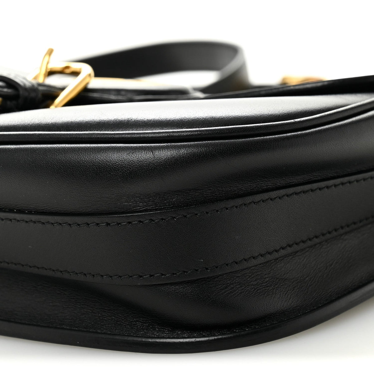 Box Calfskin Medium Bobby Flap Black AT My store