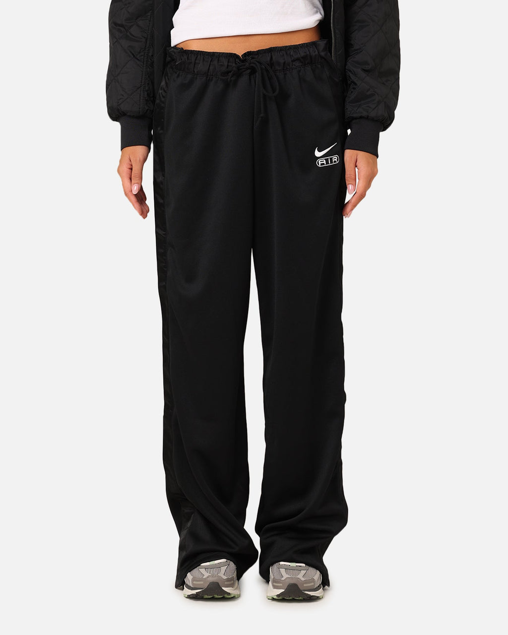 Top Seller Nike Women's Sportswear Air Mid-Rise Breakaway Pants Black/White